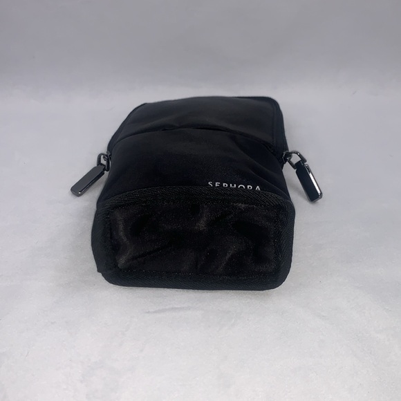 Sephora Makeup Brush Bag Black with Iridescent Interior Stand Up Carrying Case - Picture 6 of 10